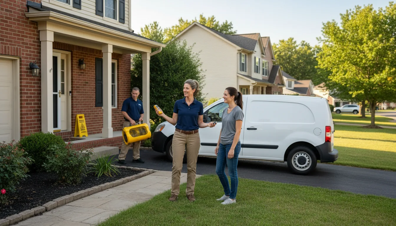 Water restoration image for Flood Water Cleanup, Removal And Restoration Services in Burlington, IA
